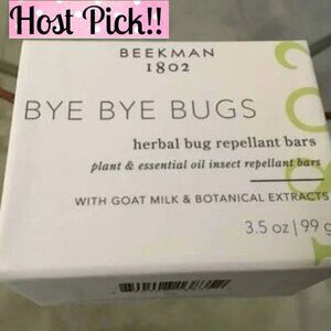 Beekman 1802 Bye Bye Bugs Repellant Bar Soap  / BRAND NEW SEALED BOX.